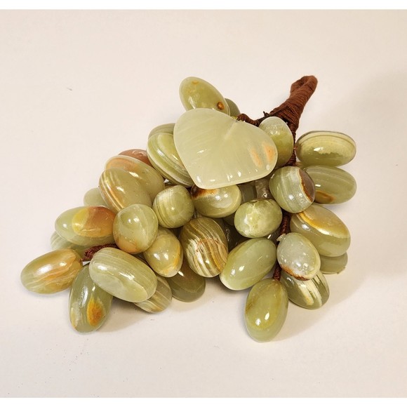 Elegant Handmade Marble Grapes Green Perfect Housewarming Gift - Picture 1 of 10